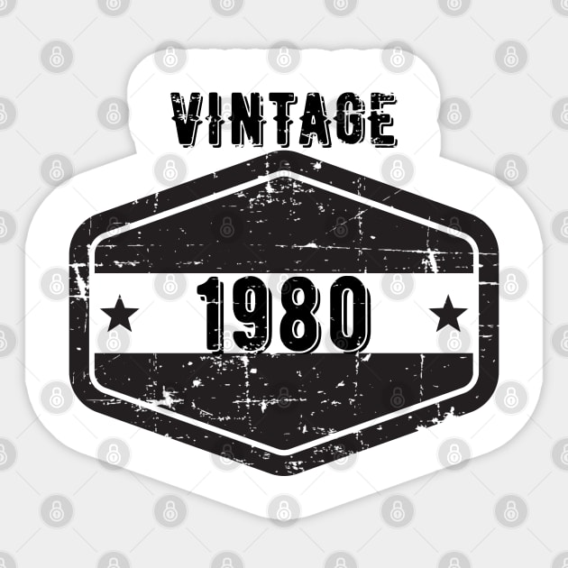 Vintage 1980 Sticker by SYLPAT